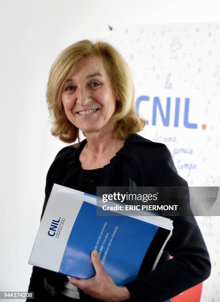 Isabelle Falque-Pierrotin, head of France's information technology watchdog the National Commission for Information Technology and Civil Liberties ,...