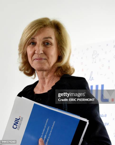 Isabelle Falque-Pierrotin, head of France's information technology watchdog the National Commission for Information Technology and Civil Liberties ,...