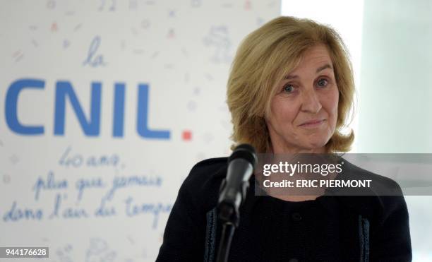 Isabelle Falque-Pierrotin, head of France's information technology watchdog the National Commission for Information Technology and Civil Liberties ,...