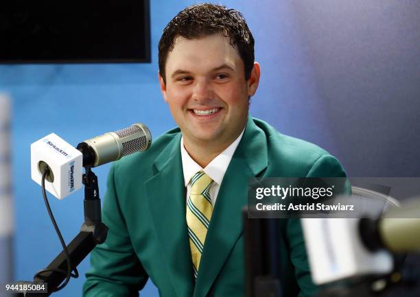 Professional golfer and winner of the 2018 Masters tournament, Patrick Reed visits the SiriusXM Studios on April 10, 2018 in New York City.