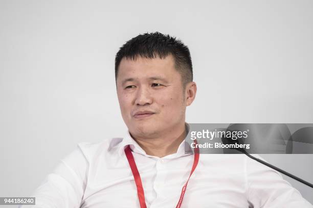Chen Chi, chief executive officer and co-founder of Xiaozhu, speaks during a session at the Boao Forum for Asia Annual Conference in Boao, China, on...