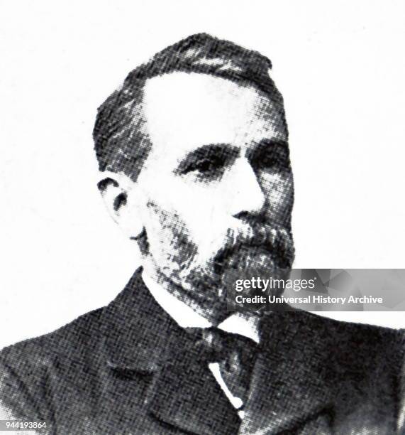 Photograph of Hendrik Willem Bakhuis Roozeboom a Dutch chemist. Dated 19th century.