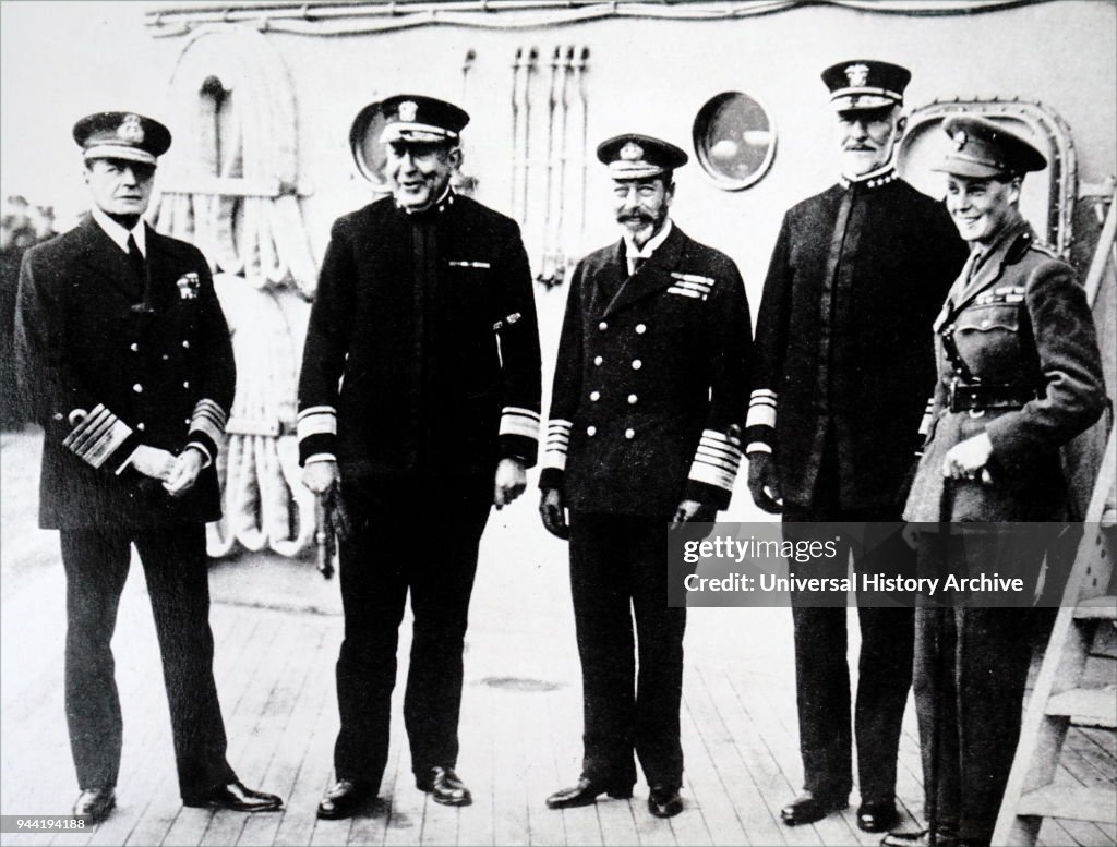 US Admirals with King George V.