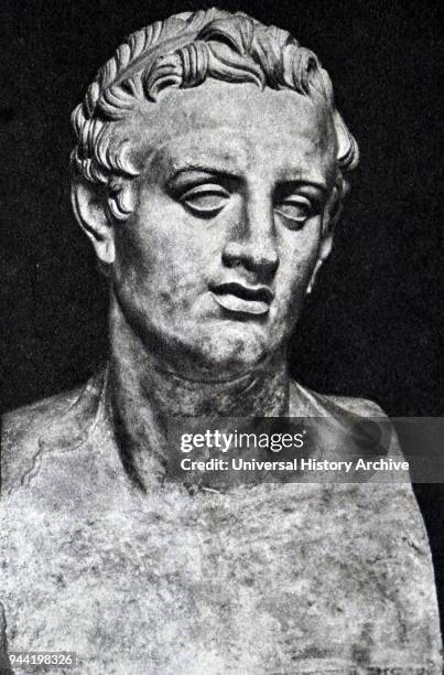 Bust of Ptolemy I Soter a Macedonian Greek general under