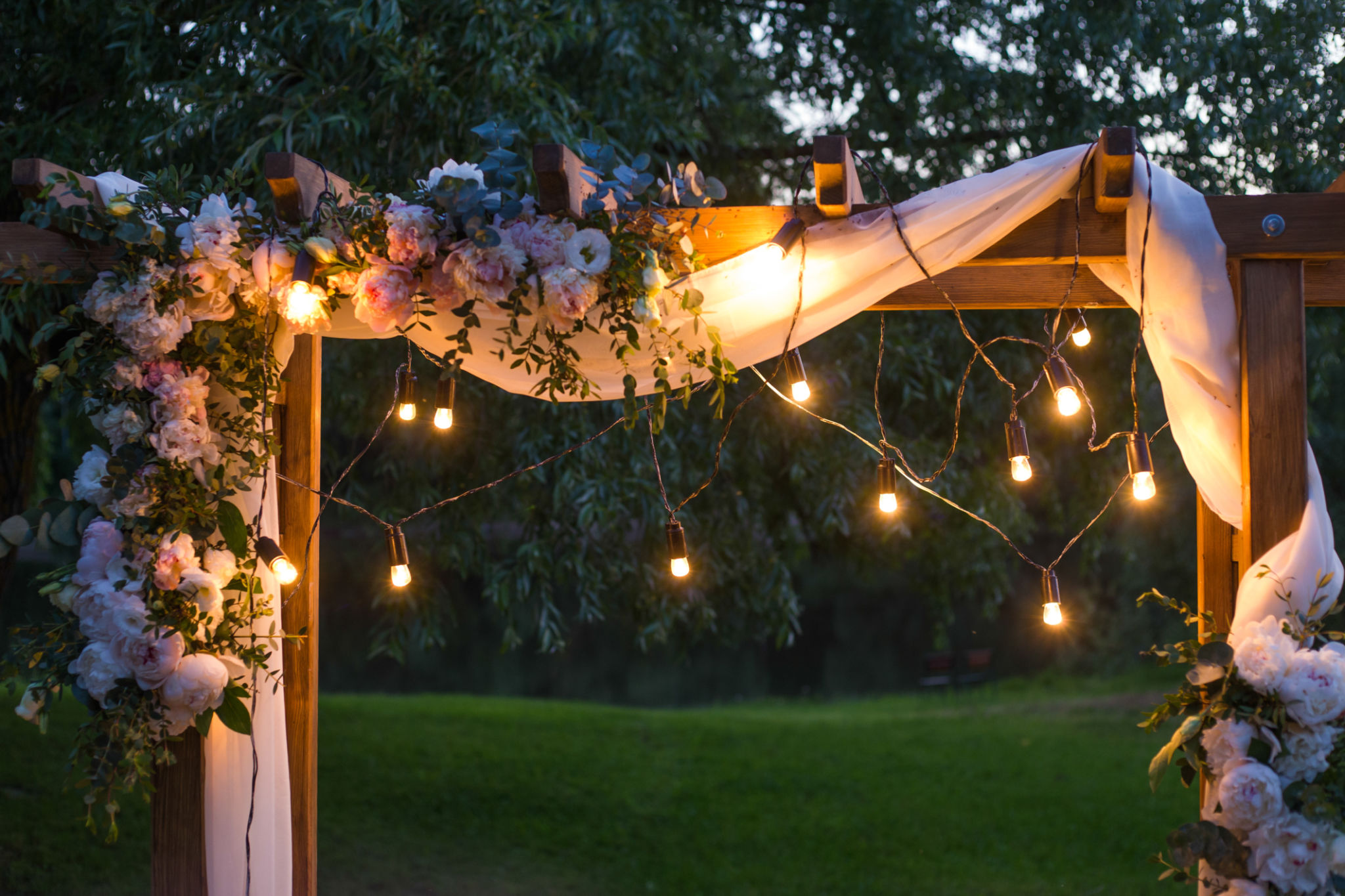rustic photo booth