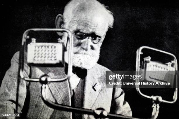 Photograph of Ivan Pavlov a Russian physiologist known primarily for his work in classical conditioning. Dated 20th century.