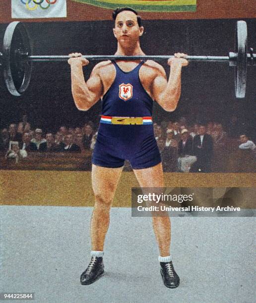 1976 Olympic Games Weightlifting Clipart