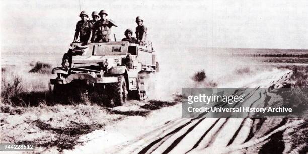Israeli troops in the Egyptian Sinai Region, during the Six Day War 1967.