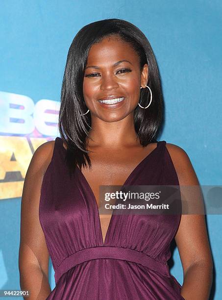 Actress Nia Long in the press room at the 2008 BET Awards at the Shrine Auditorium on June 24, 2008 in Los Angeles, California.