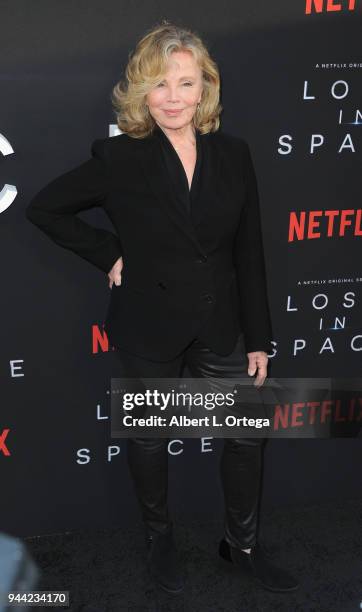 Actress Marta Kristen arrives for the Premiere Of Netflix's "Lost In Space" Season 1 held at The Cinerama Dome on April 9, 2018 in Los Angeles,...