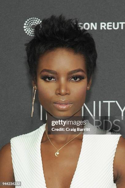 Model Maria Borges attends the International Center Of Photography's 2018 Infinity Awards on April 9, 2018 in New York City.