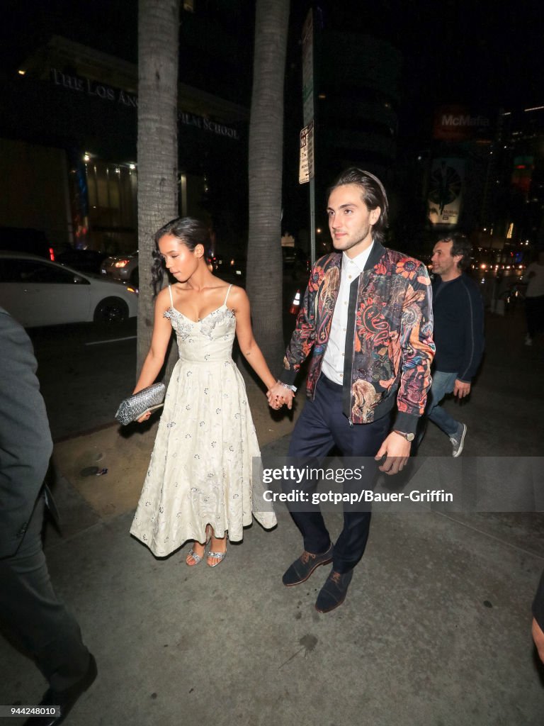 Celebrity Sightings In Los Angeles - April 09, 2018