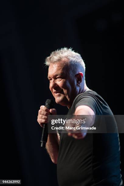 Jimmy Barnes performs at Brisbane City Hall on April 10, 2018 in Brisbane, Australia.