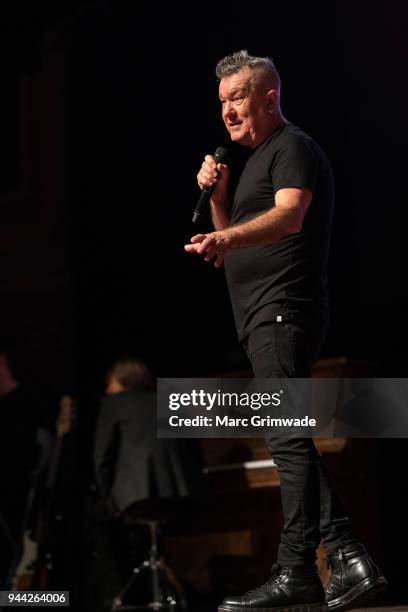 Jimmy Barnes performs at Brisbane City Hall on April 10, 2018 in Brisbane, Australia.