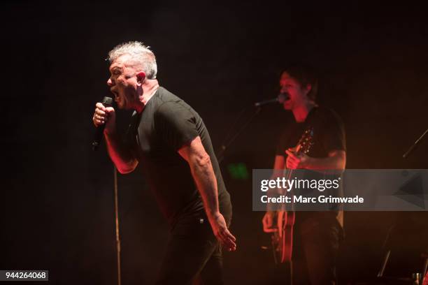 Jimmy Barnes performs at Brisbane City Hall on April 10, 2018 in Brisbane, Australia.