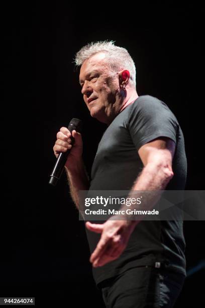 Jimmy Barnes performs at Brisbane City Hall on April 10, 2018 in Brisbane, Australia.