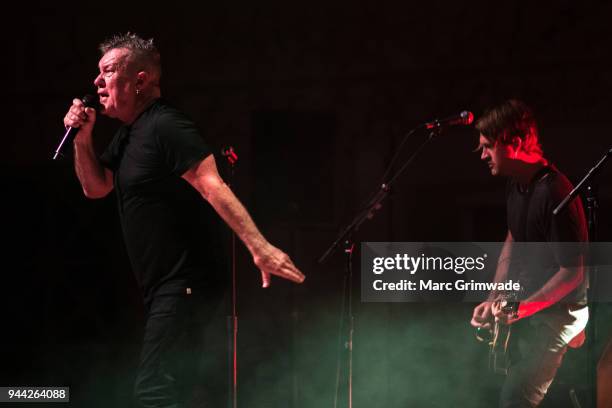 Jimmy Barnes performs at Brisbane City Hall on April 10, 2018 in Brisbane, Australia.