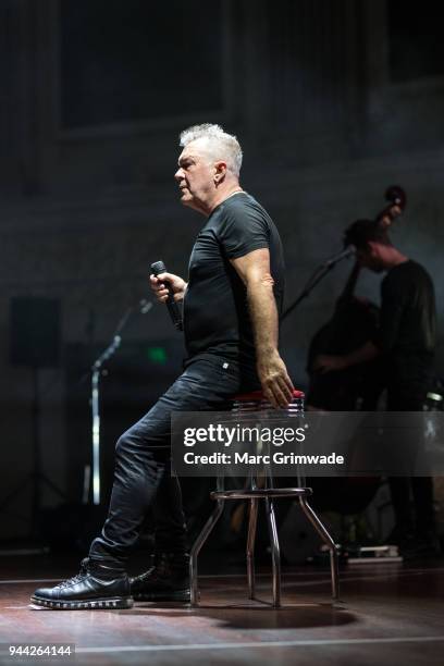 Jimmy Barnes performs at Brisbane City Hall on April 10, 2018 in Brisbane, Australia.