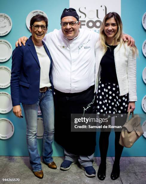 Italian chef Andrea Tumbarello attends the Soul Food Nights presentation on April 10, 2018 in Madrid, Spain.