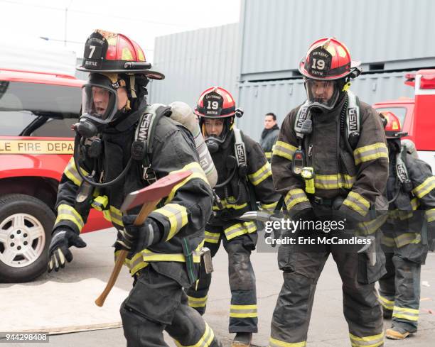 Stronger Together" - Andy, Jack and 18 other candidates take the captaincy drill test, gunning for one spot as captain of Station 19. Meanwhile,...