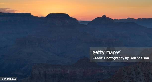 grand canyon - mather point sunrise - mather point stock pictures, royalty-free photos & images