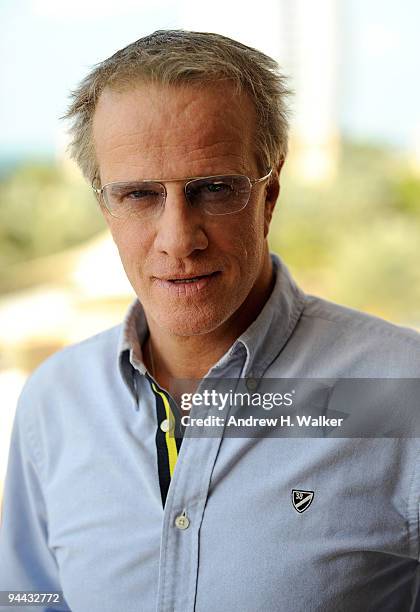 Actor Christopher Lambert during a portrait session on day six of the 6th Annual Dubai International Film Festival held at the Madinat Jumeriah...