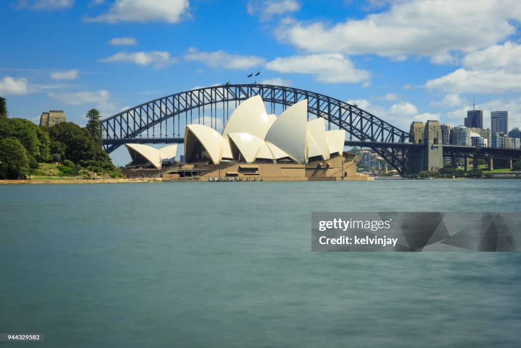 Sydney Opera House and the Sydney Harbour Bridge, Australia