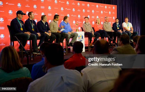 Olympic gold medal winning Men's Curling Team joins representatives of the PGA of America, Hazeltine National Golf Club and the KPMG Women's PGA...