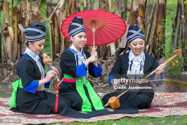 south east asian female musicians - chinese indonesians stock pictures, royalty-free photos & images