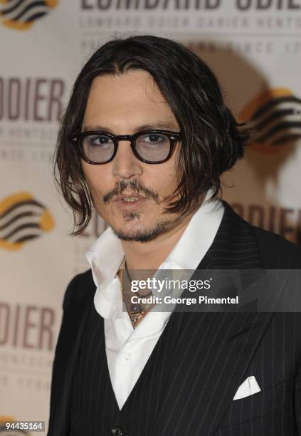 Johnny Depp attends his special tribute and presentation of the prestigious Career Achievement Award at the 6th Annual Bahamas Film Festival at the...