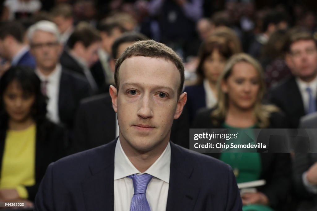 Facebook CEO Mark Zuckerberg Testifies At Joint Senate Commerce/Judiciary Hearing