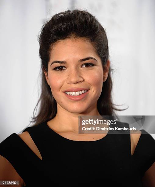 America Ferrera attends the New York Women in Film & Television 29th Annual Muse Awards at the Hilton Hotel on December 9, 2009 in New York City.