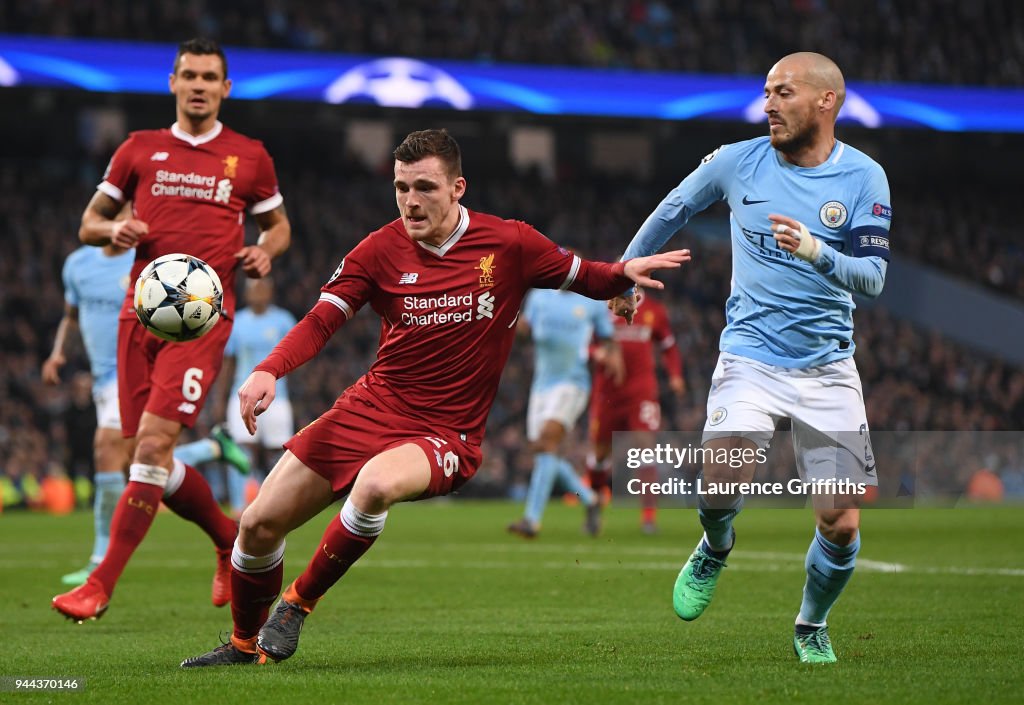 Manchester City v Liverpool - UEFA Champions League Quarter Final Second Leg