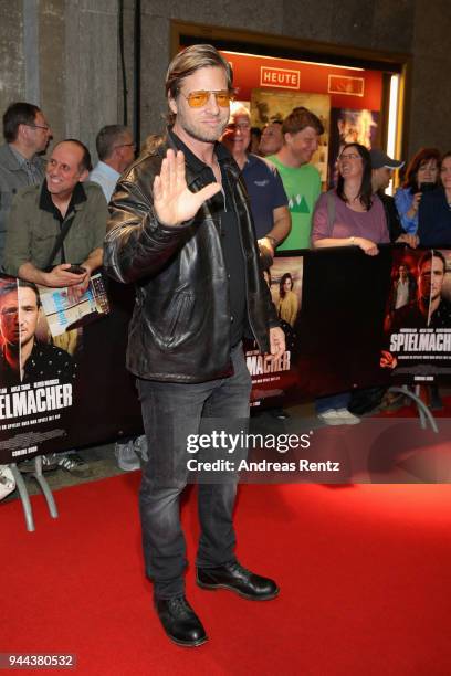 Henning Baum attends 'Spielmacher' Premiere at Lichtburg on April 10, 2018 in Essen, Germany.