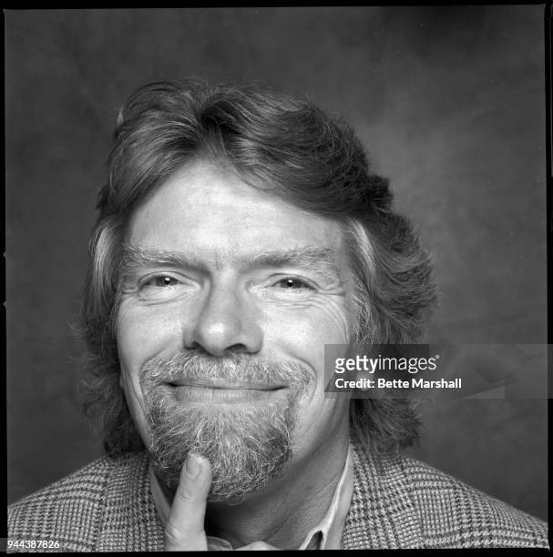 Businessman Richard Branson photographed for Avenue Magazine in 1995, in New York City.