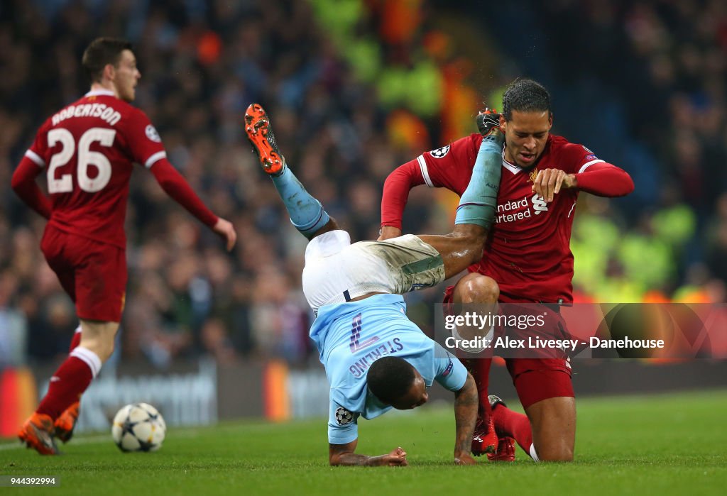 Manchester City v Liverpool - UEFA Champions League Quarter Final Second Leg