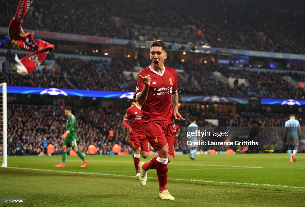 Manchester City v Liverpool - UEFA Champions League Quarter Final Second Leg