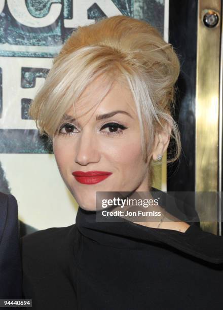 Gwen Stefani attends the World Premiere of 'Sherlock Holmes' at Empire Leicester Square on December 14, 2009 in London, England.