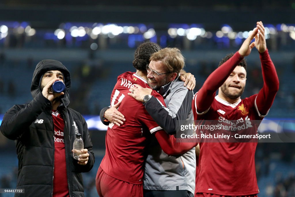 Manchester City v Liverpool - UEFA Champions League Quarter Final Second Leg