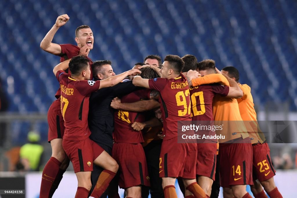AS Roma vs FC Barcelona - UEFA Champions League