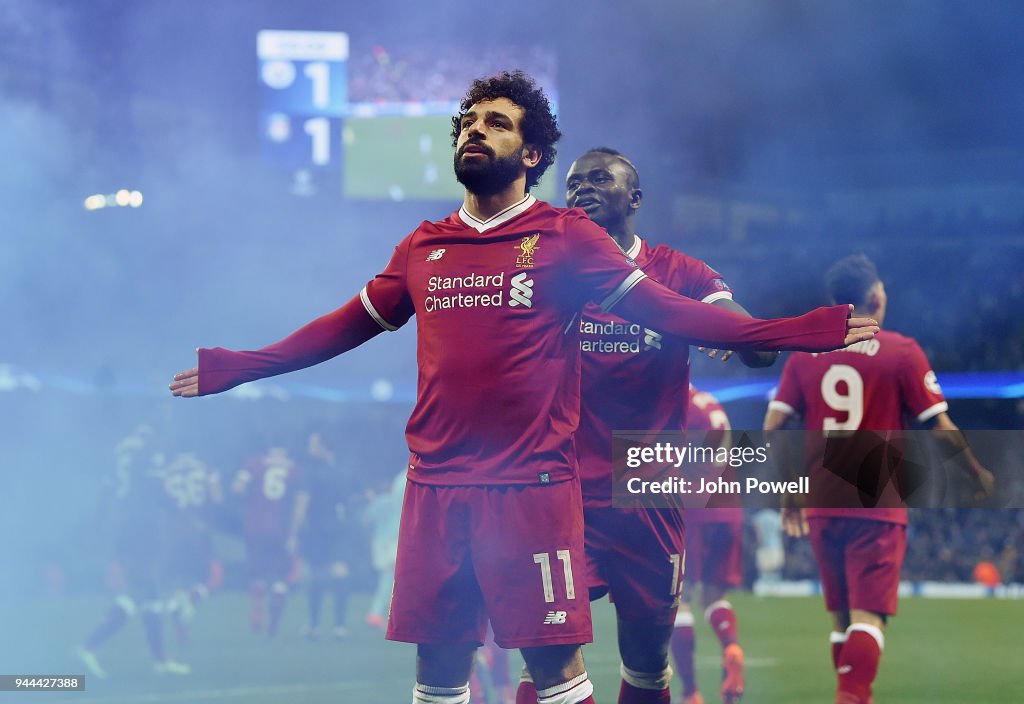 Manchester City v Liverpool - UEFA Champions League Quarter Final Second Leg