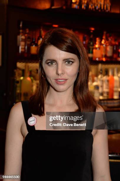 Ophelia Lovibond attends the press night performance of "Quiz" at the Noel Coward Theatre on April 10, 2018 in London, England.