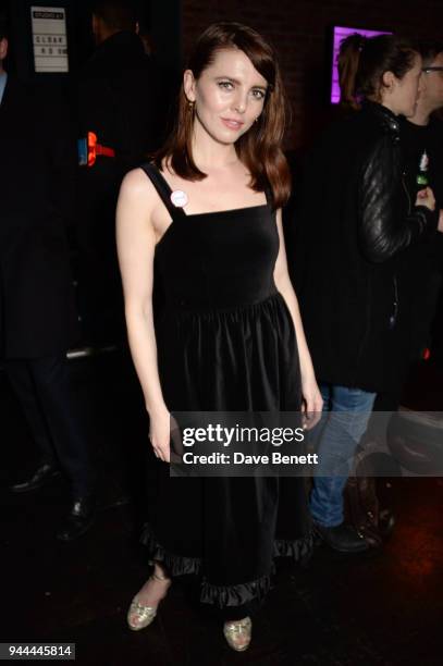 Ophelia Lovibond attends the press night performance of "Quiz" at the Noel Coward Theatre on April 10, 2018 in London, England.