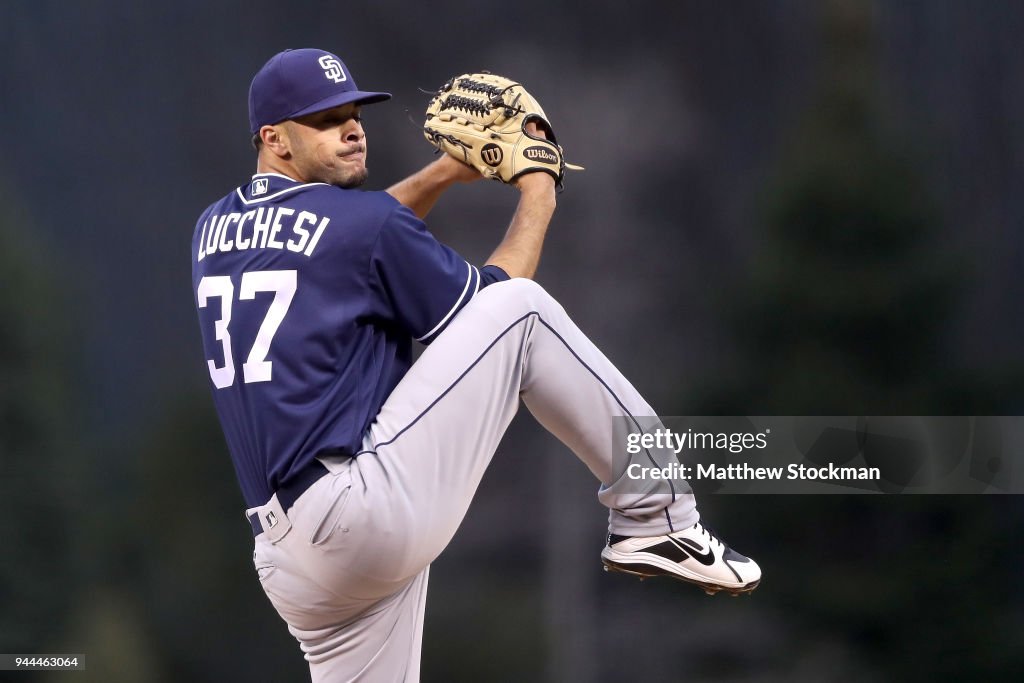 San Diego Padres v Colorado Rockies