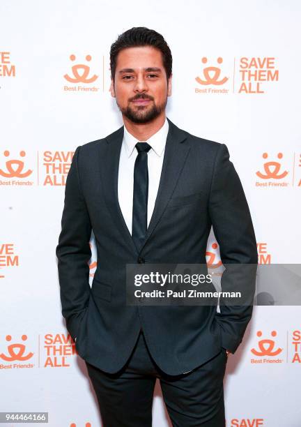 Actor J.R. Ramirez attends 3rd Annual Best Friends Animal Society New York City Gala at Guastavino's on April 10, 2018 in New York City.