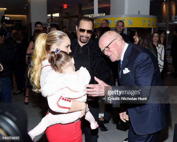 Coco Austin, Ice-T and Bruce Nordstrom attend the Nordstrom Men's NYC Store Opening on April 10, 2018 in New York City.