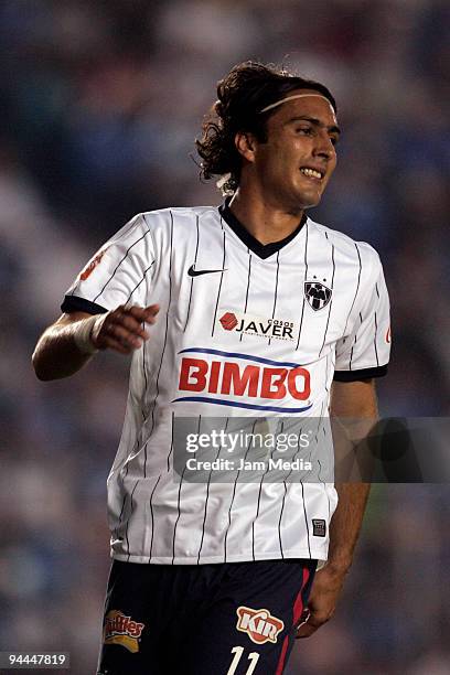 Monterrey player Aldo de Nigris celebrates during their final match against Cruz Azul valid for the 2009 Apertura tournament, the closing stage of...