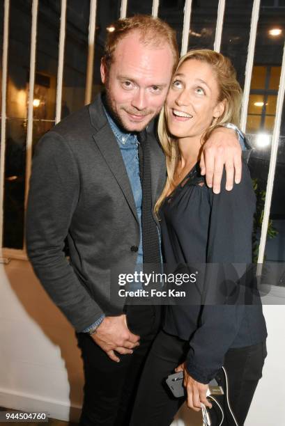 Julien le Stum and Valentine de Witt attend the "Bel RP" 10th Anniversary at Atelier Sevigne on April 10, 2018 in Paris, France.