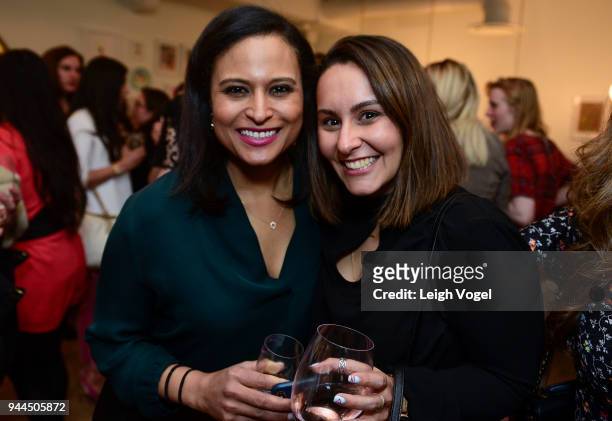 Kristen Welker and Avi Vitali attend The Wing D.C. Opening Celebration in Georgeotwn on April 10, 2018 in Washington, DC.