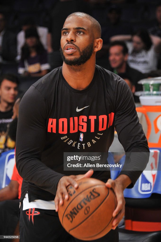 Celebrities At The Los Angeles Lakers Game